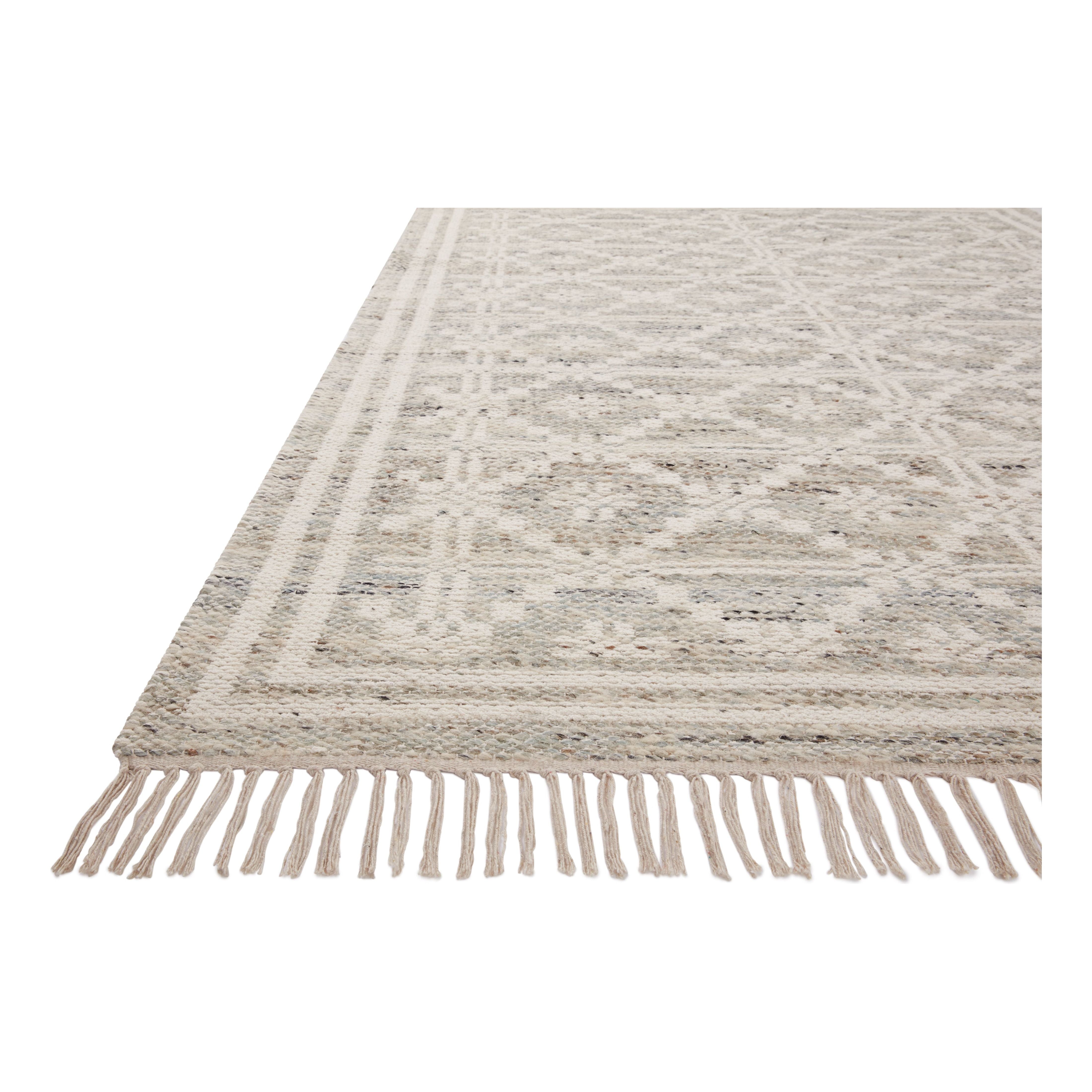 Featuring Angela Rose x Loloi Rivers Lagoon / Ivory Rug by Loloi at Amethyst Home. The Rivers Lagoon / Ivory rug by Angela Rose x Loloi is a modern flatweave area rug with a reversible design featuring symmetrical motifs. Woven of wool, cotton, and jute, Rivers combines natural materials with an airy, natural aesthetic. The soft colors of the rug create a. Amethyst Home provides interior design, new home construction design consulting, vintage area rugs, and lighting in the Los Angeles metro area.