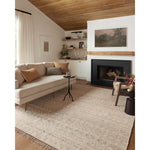 Featuring Angela Rose x Loloi Rivers Sand / Ivory Rug by Loloi at Amethyst Home. The Rivers Sand / Ivory rug by Angela Rose x Loloi is a modern flatweave area rug with a reversible design featuring symmetrical motifs. Woven of wool, cotton, and jute, Rivers combines natural materials with an airy, natural aesthetic. The soft colors of the rug create a wate. Amethyst Home provides interior design, new home construction design consulting, vintage area rugs, and lighting in the Washington metro area.