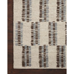 Featuring Carrier & Company x Loloi Harrison Beige / Slate Rug by Loloi at Amethyst Home. Inspired by Swedish weavings, the Harrison Collection for Carrier and Company x Loloi is a playful selection of high/low pile, where the patterns are expressed through the weaves. Linear patterns help create order and clarity in a room, and the repetition in the patter. Amethyst Home provides interior design, new home construction design consulting, vintage area rugs, and lighting in the Calabasas metro area.