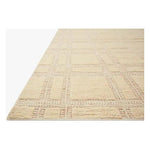 Featuring Carrier & Company x Loloi Milton Wheat / Natural Rug by Loloi at Amethyst Home. Made in collaboration with Carrier and Company x Loloi, the Milton Collection uses a banding detail to express the rich and plush pile. The addition of jute to the wool and cotton rugs creates a luxurious density that can be both seen and felt. As a simple border detai. Amethyst Home provides interior design, new home construction design consulting, vintage area rugs, and lighting in the Calabasas metro area.