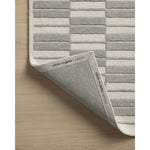 Featuring Chris Loves Julia x Loloi Bradley Ivory / Grey Rug by Loloi at Amethyst Home. The Bradley Collection from Chris Loves Julia x Loloi takes the classic striped rug to new heights. This hand-tufted, 100% wool collection features two-toned linear patterns with alternating high-low pile. Bradley is GoodWeave-certified, ensuring our commitment to ethic. Amethyst Home provides interior design, new home construction design consulting, vintage area rugs, and lighting in the Alpharetta metro area.