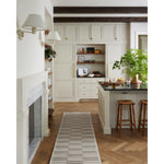 Featuring Chris Loves Julia x Loloi Bradley Ivory / Grey Rug by Loloi at Amethyst Home. The Bradley Collection from Chris Loves Julia x Loloi takes the classic striped rug to new heights. This hand-tufted, 100% wool collection features two-toned linear patterns with alternating high-low pile. Bradley is GoodWeave-certified, ensuring our commitment to ethic. Amethyst Home provides interior design, new home construction design consulting, vintage area rugs, and lighting in the Scottsdale metro area.
