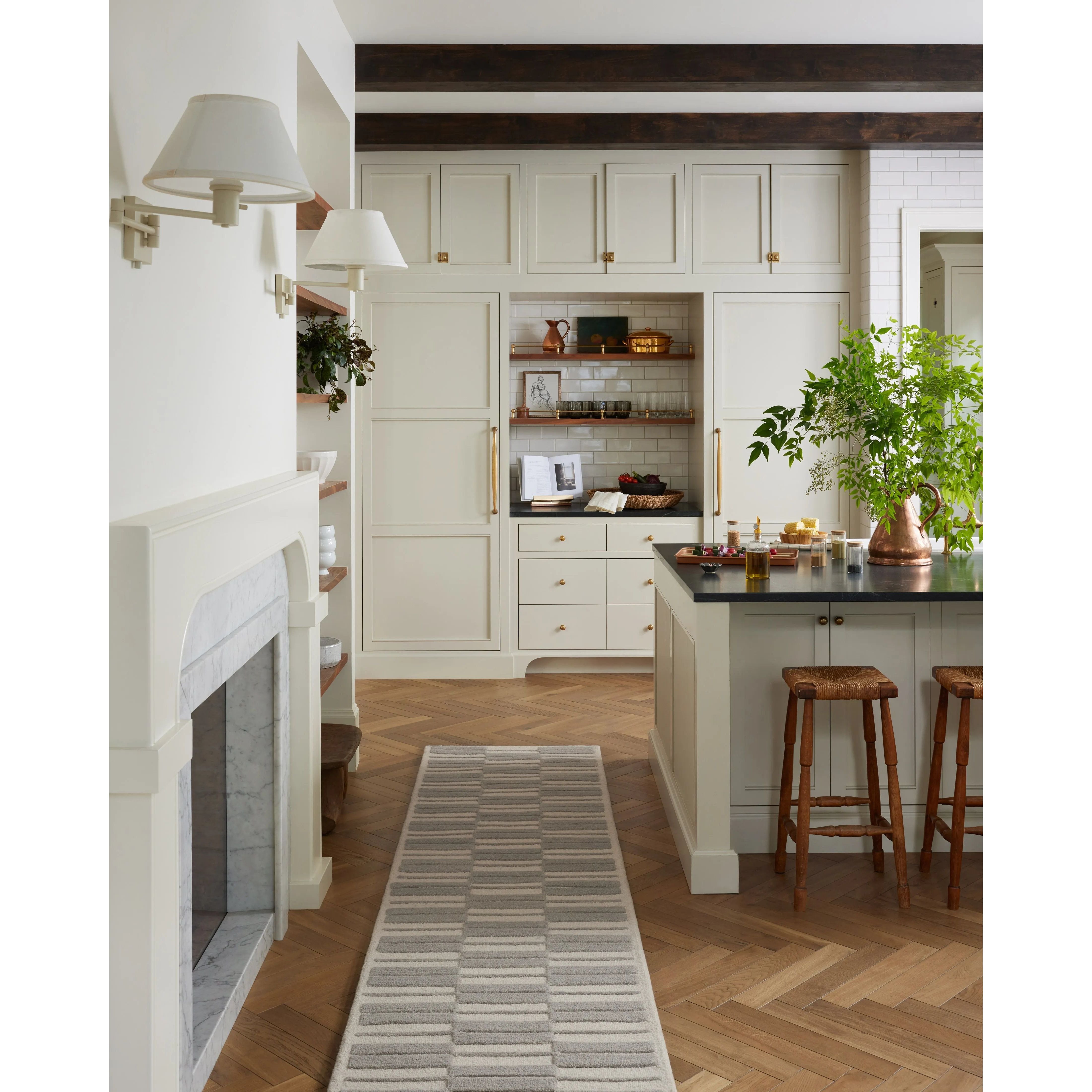 Featuring Chris Loves Julia x Loloi Bradley Ivory / Grey Rug by Loloi at Amethyst Home. The Bradley Collection from Chris Loves Julia x Loloi takes the classic striped rug to new heights. This hand-tufted, 100% wool collection features two-toned linear patterns with alternating high-low pile. Bradley is GoodWeave-certified, ensuring our commitment to ethic. Amethyst Home provides interior design, new home construction design consulting, vintage area rugs, and lighting in the Scottsdale metro area.