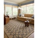 Featuring Chris Loves Julia x Loloi Judy Natural / Graphite Rug by Loloi at Amethyst Home. Hand Woven76% Jute l 24% CottonJUD-05 Natural / GraphitePile Height: 0.5". Amethyst Home provides interior design, new home construction design consulting, vintage area rugs, and lighting in the Seattle metro area.