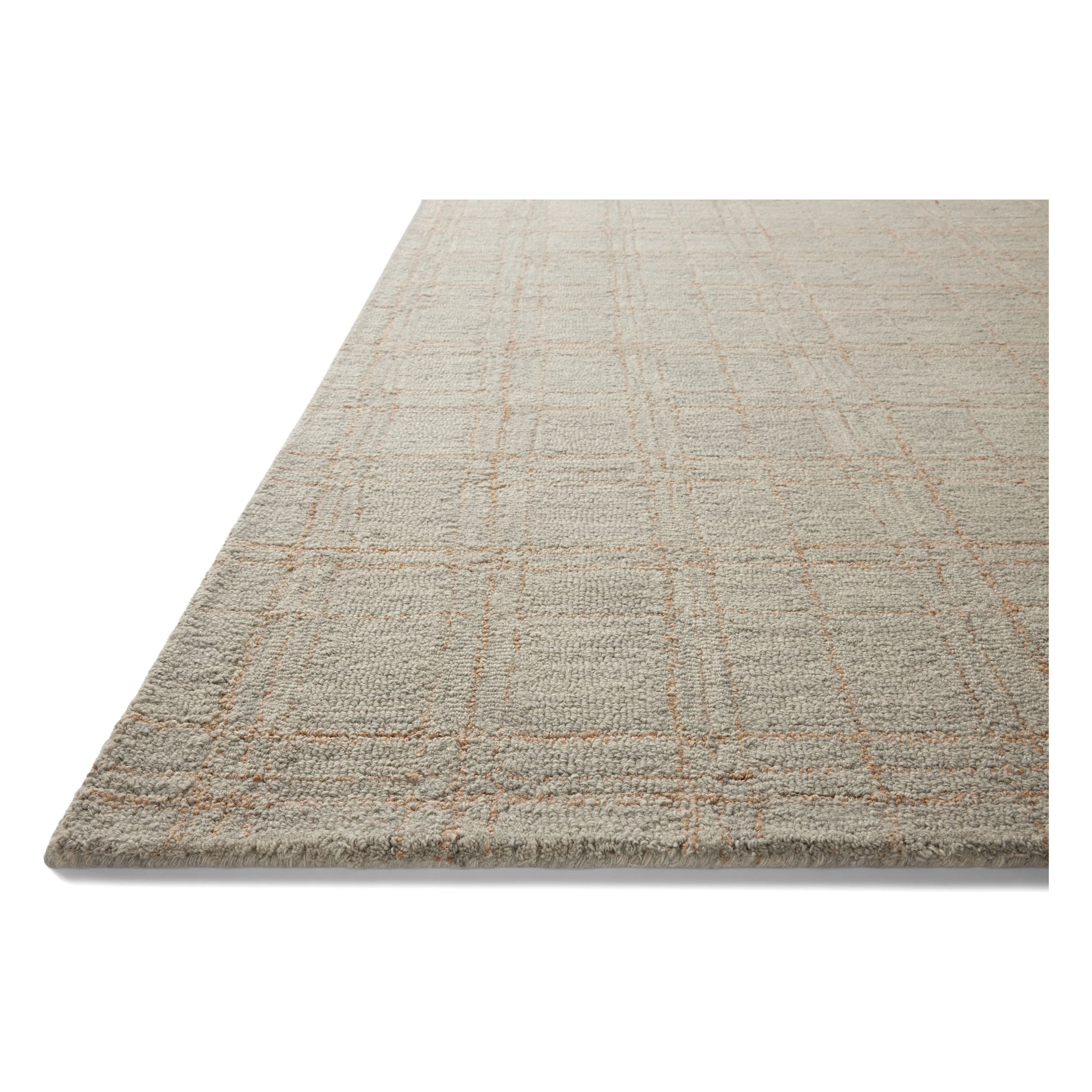 Featuring Chris Loves Julia x Loloi Polly Fog / Wheat Rug by Loloi at Amethyst Home. Hand-tufted of wool and jute pile, the Polly collection for Chris Loves Julia x Loloi brings a fresh take on modern yet classic designs. With striking gridded designs toned down by a neutral color palette, Polly is a timeless choice for any room. Polly is also GoodWeave ce. Amethyst Home provides interior design, new home construction design consulting, vintage area rugs, and lighting in the Washington metro area.