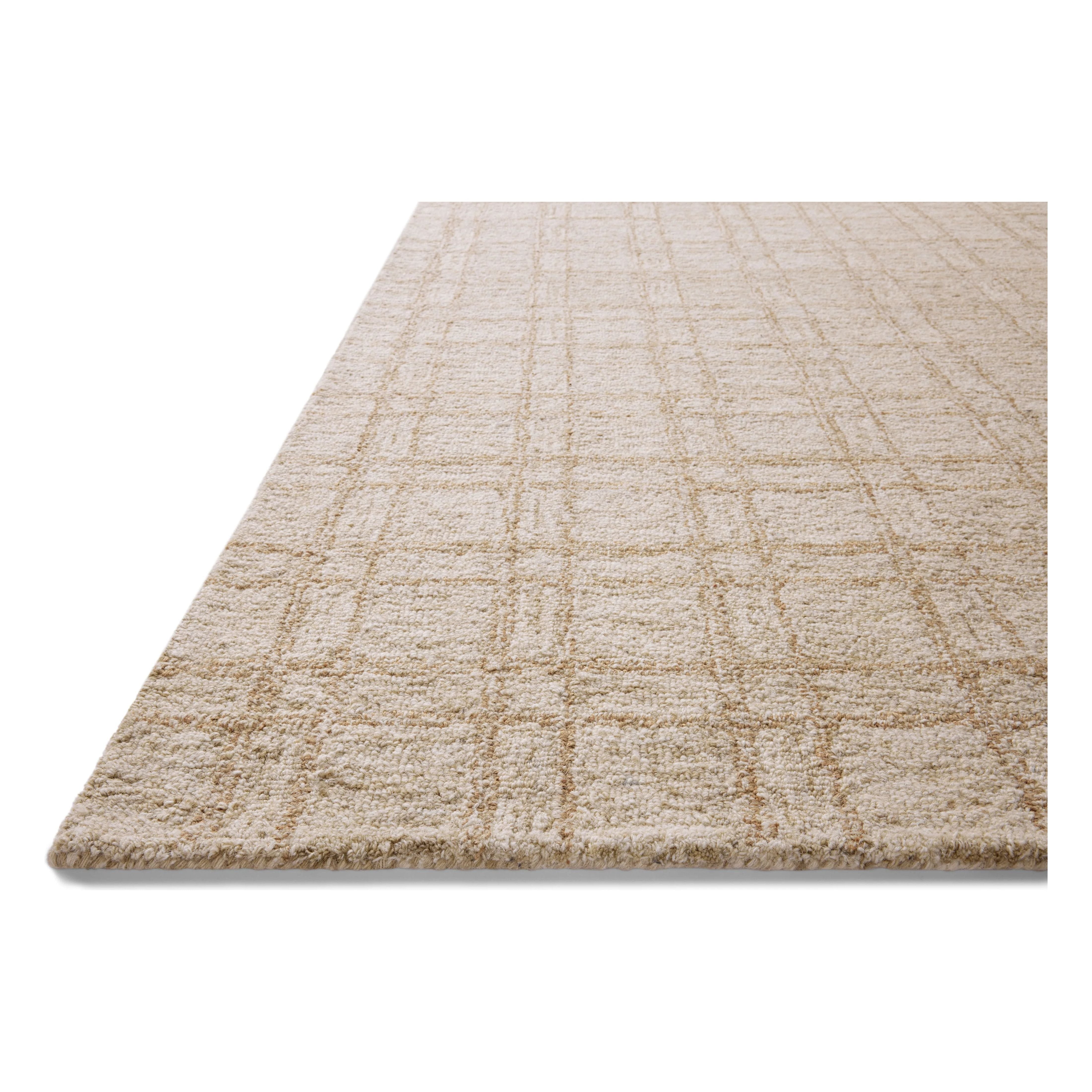 Featuring Chris Loves Julia x Loloi Polly Khaki / Sand Rug by Loloi at Amethyst Home. Hand-tufted of wool and jute pile, the Polly collection for Chris Loves Julia x Loloi brings a fresh take on modern yet classic designs. With striking gridded designs toned down by a neutral color palette, Polly is a timeless choice for any room. Polly is also GoodWeave ce. Amethyst Home provides interior design, new home construction design consulting, vintage area rugs, and lighting in the Charlotte metro area.