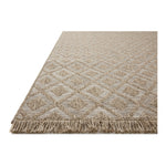 Featuring Dawn Natural DAW-07 Indoor/Outdoor Rug by Loloi at Amethyst Home. Made for sunny days ahead, the Dawn Collection is an indoor/outdoor rug that looks like a woven sisal rug but is power-loomed of 100% polypropylene, which makes it water- and mildew-resistant (so it's ready for rainy days ahead, too). Available in modern graphic patterns in tonal. Amethyst Home provides interior design, new home construction design consulting, vintage area rugs, and lighting in the Laguna Beach metro area.