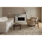 The hand-knotted Dominic Collection features loose, freeform motifs that give the rug a sense of depth and romance. Dominic’s shade-shifting palette is based on the horizontal lines of varying tones you’d encounter in antique Persian rugs. This GoodWeave certified collection is made of wool and cotton in India, ensuring our commitment to ethical production and the support of weavers’ communities.Amethyst Home provides interior design, new construction, custom furniture, and rugs for Dallas metro area