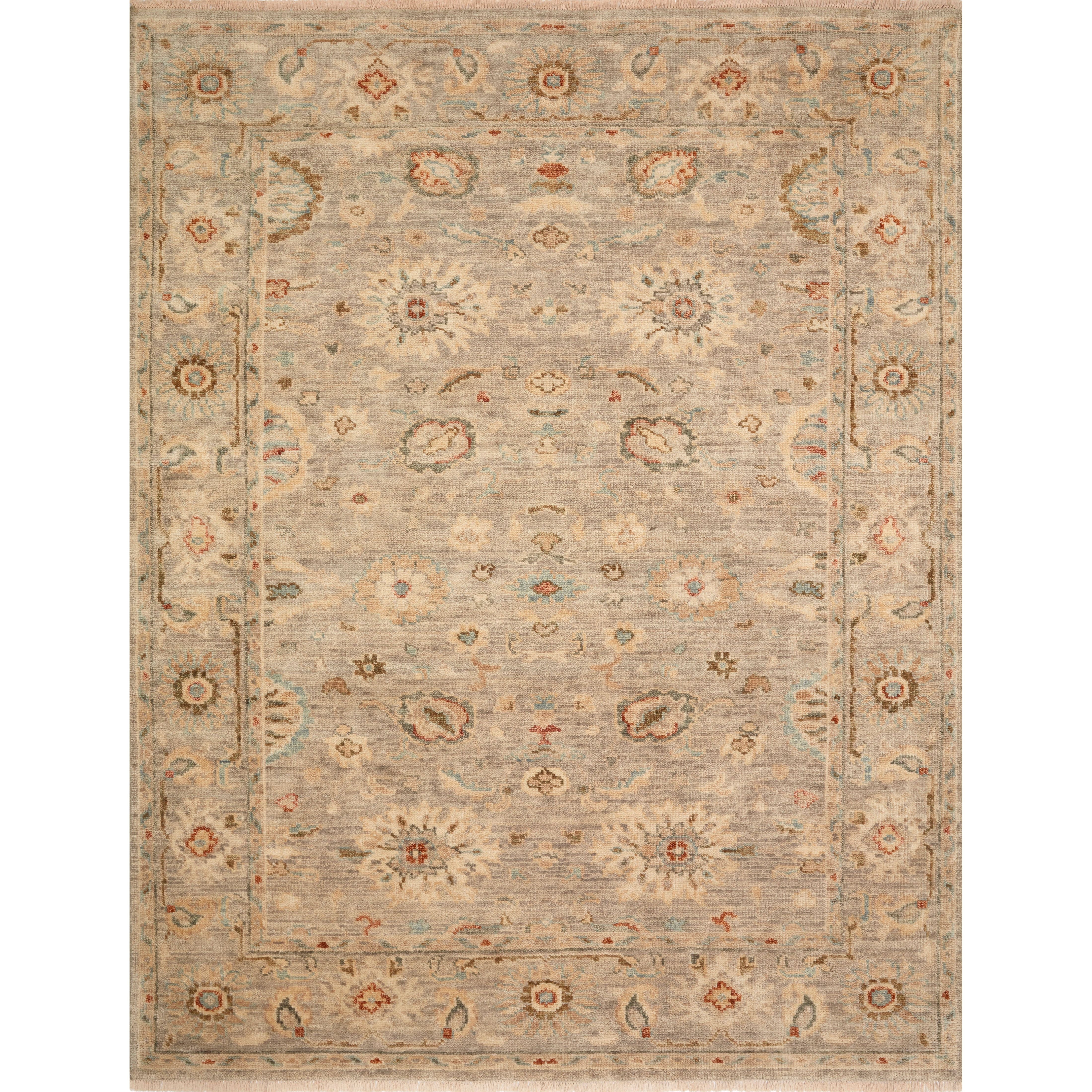 The Helena Light Grey / Multi HEL-02 rug from Loloi is hand-knotted of 100% wool, refined, yet versatile for any home. The Helena rug combines weathered tones and worldly patterns for a beautiful grounding element in any room. Amethyst Home provides interior design, new construction, custom furniture, and rugs for the Omaha and Lincoln metro area.