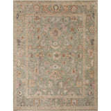 The Helena Sage / Sunset HEL-03 rug from Loloi is hand-knotted of 100% wool, refined, yet versatile for any home. The Helena rug combines weathered tones and worldly patterns for a beautiful grounding element in any room. Amethyst Home provides interior design, new construction, custom furniture, and rugs for the Omaha and Lincoln metro area.