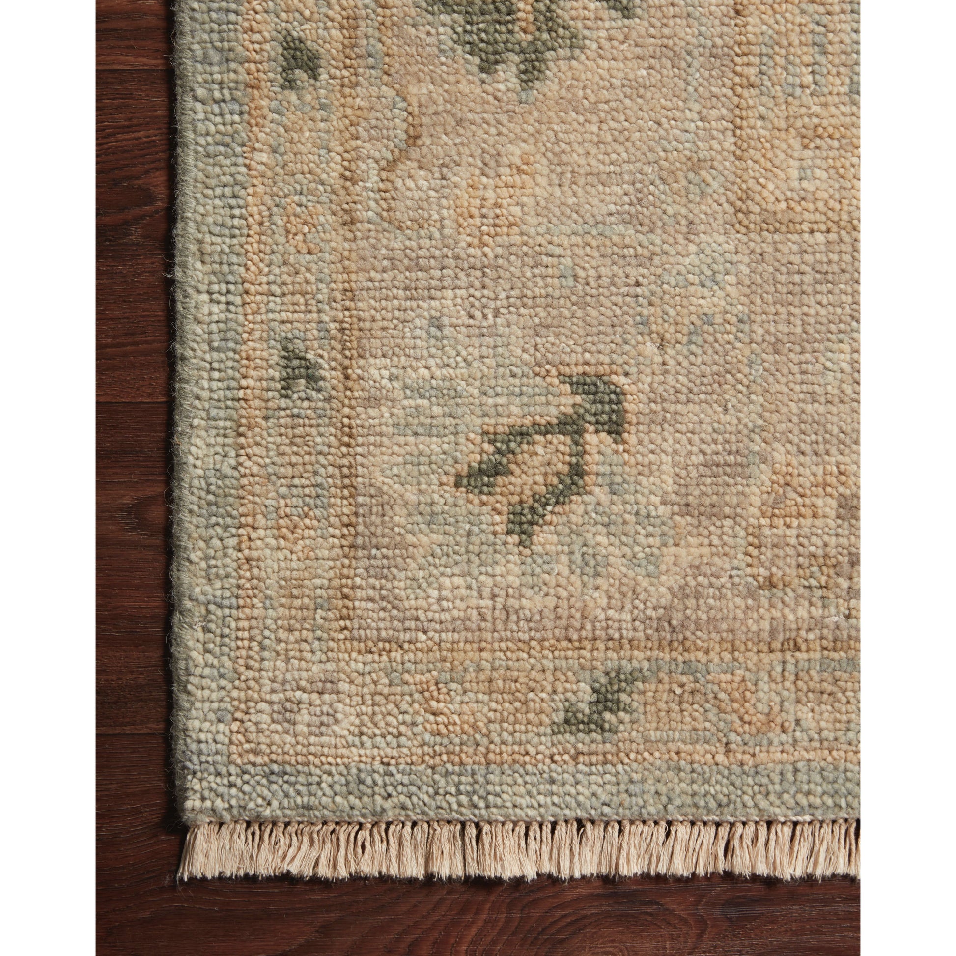 The Helena Sky / Ash HEL-05 rug from Loloi is hand-knotted of 100% wool, refined, yet versatile for any home. The Helena rug combines weathered tones and worldly patterns for a beautiful grounding element in any room. Amethyst Home provides interior design, new construction, custom furniture, and rugs for the Austin, Dallas, and Houston Texas metro area.