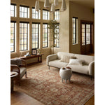 Featuring Heritage Brick / Multi Rug by Loloi at Amethyst Home. Heritage is Loloi’s best collection yet. Inspired by Amir Loloi’s favorite vintage rugs, the collection recreates a vintage aesthetic and variable-pile texture using a new craft process that was invented specifically for this rug—a process that took over two years to complete. Motifs in Heritag. Amethyst Home provides interior design, new home construction design consulting, vintage area rugs, and lighting in the Charlotte metro area.