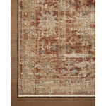 Featuring Heritage Brick / Multi Rug by Loloi at Amethyst Home. Heritage is Loloi’s best collection yet. Inspired by Amir Loloi’s favorite vintage rugs, the collection recreates a vintage aesthetic and variable-pile texture using a new craft process that was invented specifically for this rug—a process that took over two years to complete. Motifs in Heritage a. Amethyst Home provides interior design, new home construction design consulting, vintage area rugs, and lighting in the Dallas metro area.
