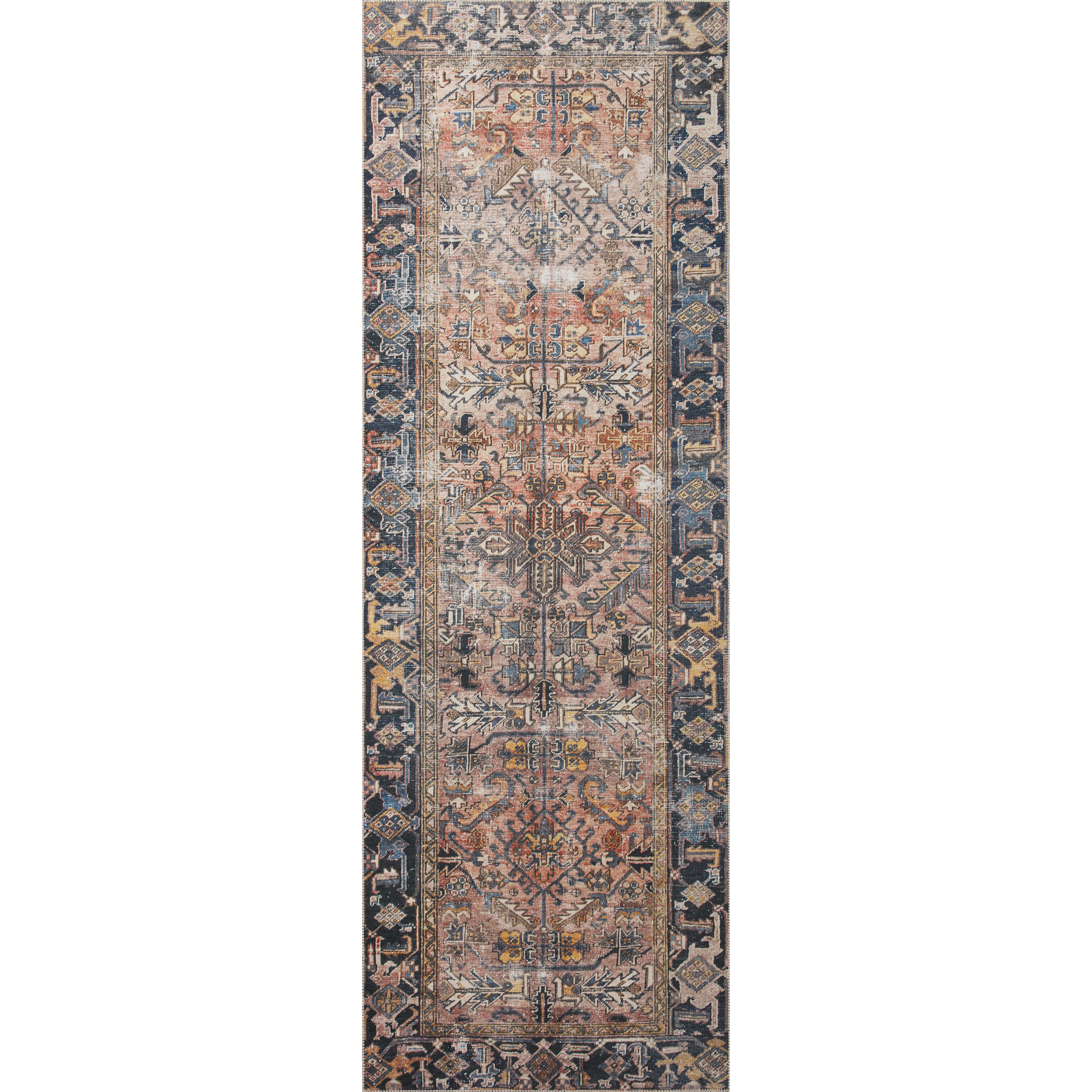 Featuring Jules Chris Loves Julia x Loloi Terracotta / Multi Rug by Loloi at Amethyst Home. The Jules Chris Loves Julia x Loloi Terracotta / Multi rug is durable, low pile, and soft underfoot for a cozy addition for your home. Inspired by classic vintage rugs, this is a product of collaboration between Chris Loves Julia x Loloi.
The rug features:- Beautifu.  Amethyst Home provides interior design, new home construction design consulting, vintage area rugs, and lighting in the Calabasas metro area.