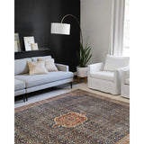 The Layla Blue / Spice area rug from Loloi captures the spirit of an old-world rug. Our customers love this rug because: Amethyst Home provides interior design, new home construction design consulting, vintage area rugs, and lighting in the Des Moines metro area.