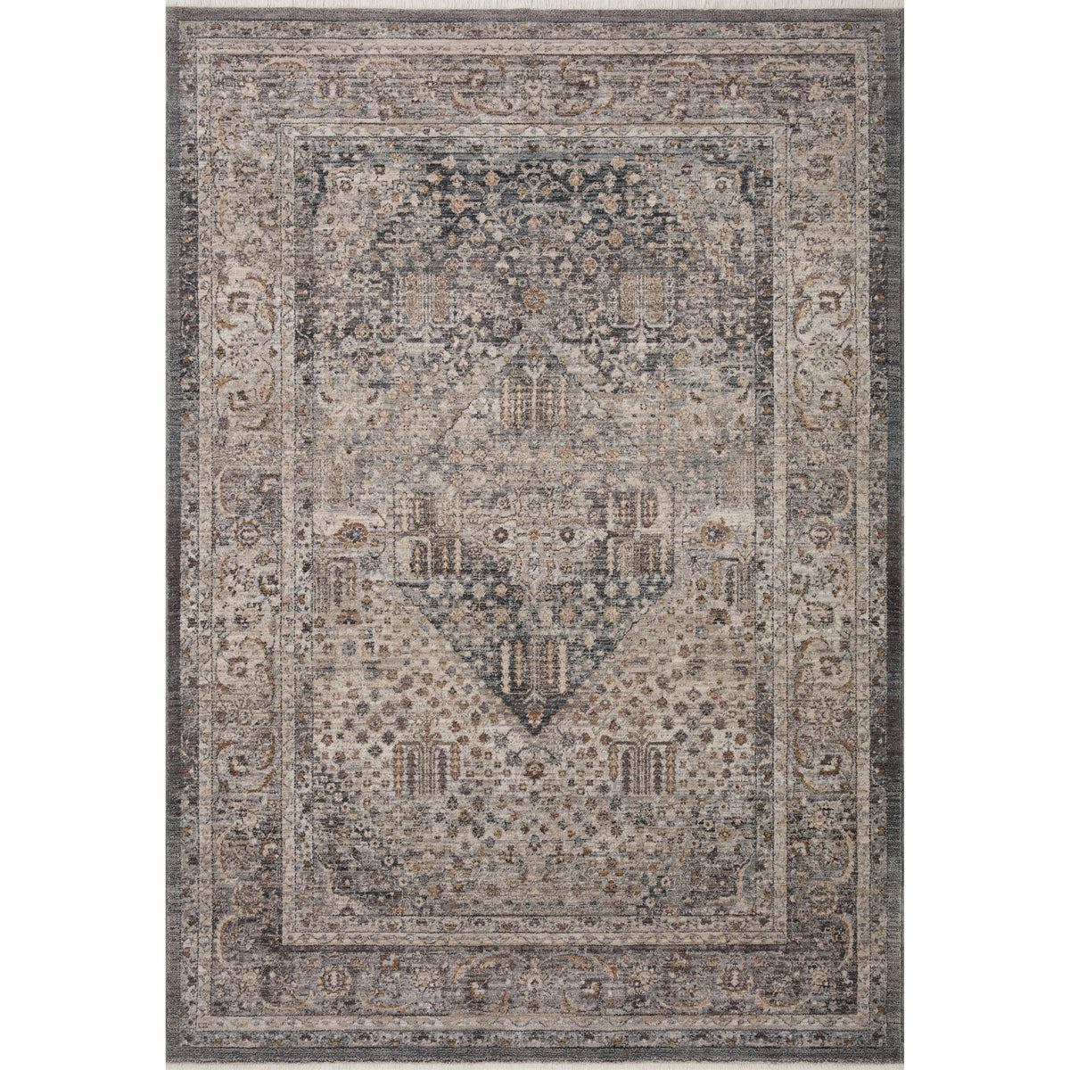 Lyra Denim / Pebble Rug