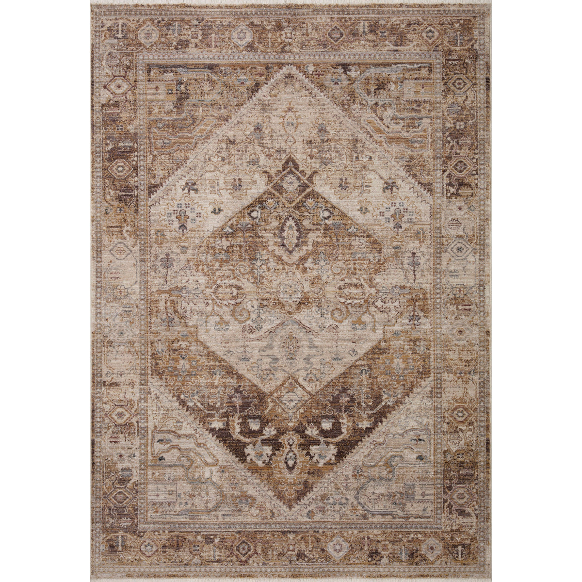 Lyra Natural / Mocha Rug