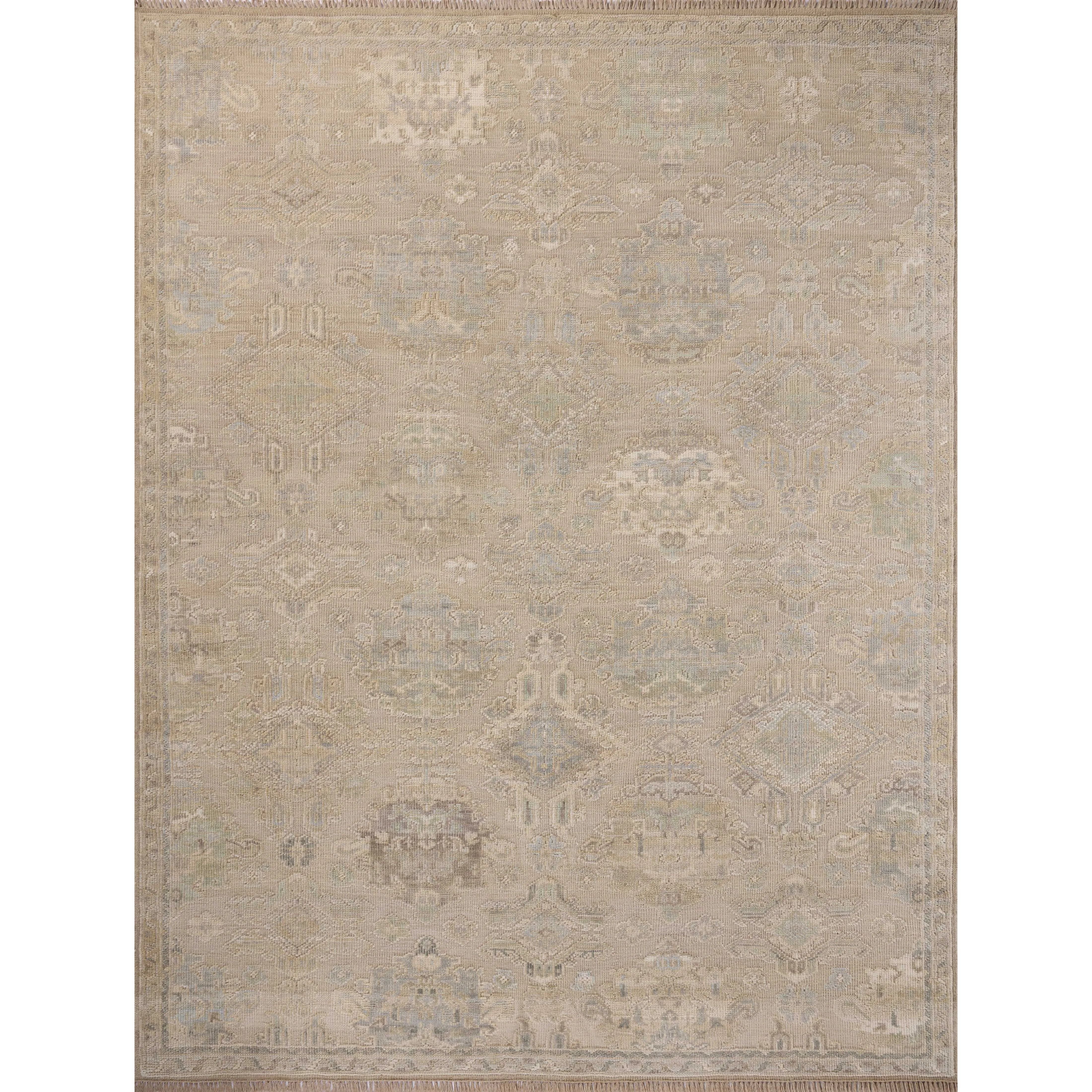 The Marianne Collection is a hand-knotted wool area rug with vintage medallion motifs and short edge fringe, inspired by many one-of-a-kind pieces. The rugâ€™s elegantly neutral palette feels modern, while the rugâ€™s overall aesthetic is timeless. Amethyst Home provides interior design, new home construction design consulting, vintage area rugs, and lighting in the Houston metro area.