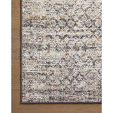 Featuring Monroe Grey / Multi Rug by Loloi at Amethyst Home. Inspired by antique Turkish Oushak carpets with large-scale motifs, the Monroe Grey / Multi Rug modernizes the traditional design in neutral palettes, many of which have black details that anchor the rug in the room. Monroe is power-loomed of 100% polypropylene for easy care and reliable durability. . Amethyst Home provides interior design, new home construction design consulting, vintage area rugs, and lighting in the Dallas metro area.
