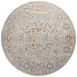 Durable, low pile, and soft, this rug is inspired by classic vintage and antique rugs. The Rosemarie Chris Loves Julia Oatmeal / Lavender ROE-05 rug from Loloi features a beautiful vintage pattern and patina. The rug is easy to clean, never sheds, and perfect for living rooms, dining rooms, hallways, and kitchens!