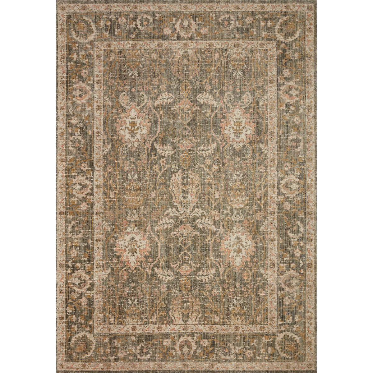 Rosemarie Chris Loves Julia x Loloi Sage / Blush ROE-01 Rug