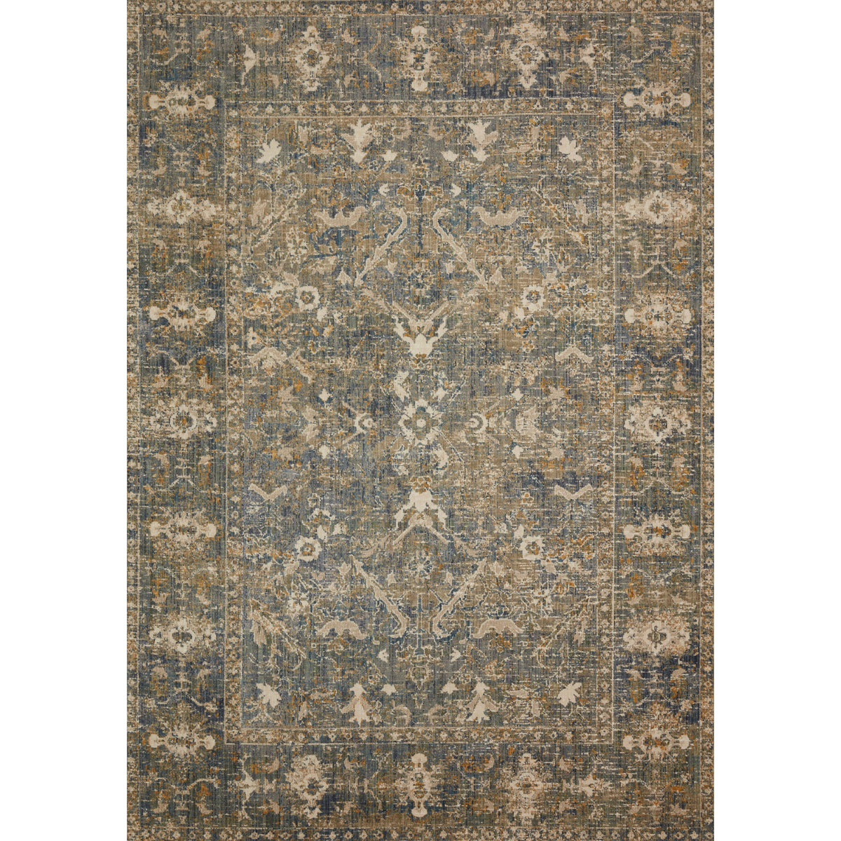 Rosemarie Chris Loves Julia x Loloi Sand / Lagoon ROE-03 Rug