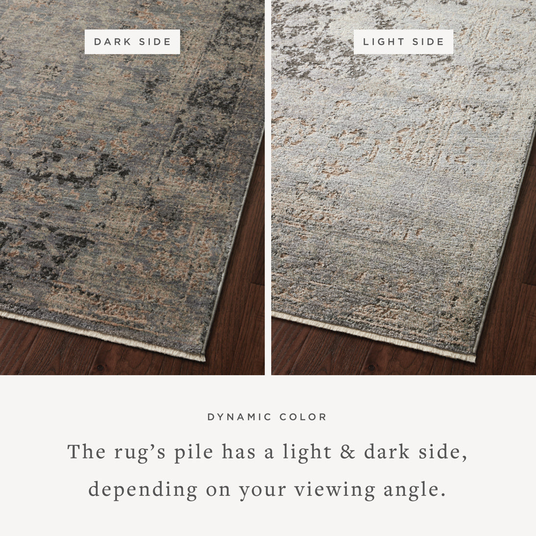 Featuring Sonnet Charcoal / Slate Rug by Loloi at Amethyst Home. The Sonnet Collection is a versatile area rug with traditional motifs that appear to float and fade from the surface, the result of a new power-loomed construction that combines yarns of different textures. The rug is made of space-dyed polypropylene and polyester for a gradient range of c. Amethyst Home provides interior design, new home construction design consulting, vintage area rugs, and lighting in the Newport Beach metro area.