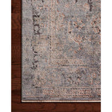 Featuring Sonnet Charcoal / Slate Rug by Loloi at Amethyst Home. The Sonnet Collection is a versatile area rug with traditional motifs that appear to float and fade from the surface, the result of a new power-loomed construction that combines yarns of different textures. The rug is made of space-dyed polypropylene and polyester for a gradient range of c. Amethyst Home provides interior design, new home construction design consulting, vintage area rugs, and lighting in the Winter Garden metro area.