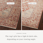 The Sonnet Collection is a versatile area rug with traditional motifs that appear to float and fade from the surface, the result of a new power-loomed construction that combines yarns of different textures. The rug is made of space-dyed polypropylene and polyester for a gradient range of colors that shift with the light. Amethyst Home provides interior design, new home construction design consulting, vintage area rugs, and lighting in the Houston metro area.