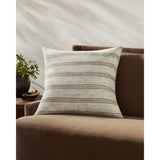 Featuring Striped Olive Pillow by Loloi at Amethyst Home. This pillow was curated to celebrate a wabi sabi, handmade design aesthetic.
Closure: Hidden FlapEdge Treatment: Knife EdgeBack Color: Beige. Amethyst Home provides interior design, new home construction design consulting, vintage area rugs, and lighting in the Dallas metro area.