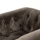 It's all in the details with this Maxx Sapphire Birch Swivel Chair. This modern take on the classic library chair brings any living room, office, or other area to life.   Overall Dimensions: 33.50"w x 33.75"d x 26.00"h Seat Depth: 25" Seat Height: 16" Arm Height from Floor: 26" Arm Height from Seat: 10"