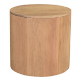 Made from solid oak and a natural finish, the Theo Nightsand gives us all the natural, earthy vibes. The drawer makes this an extremely function, contemporary piece to add to your room.   Size: 19"W x 19"D x 18.5"H Material: Solid Oak