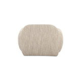 The Hazel lounge chair embraces minimalist, understated elegance with its low-profile, modernist silhouette. Wrapped in exaggerated boucle fabric, it offers a distinct tactility and comfort. The bold, curved arm design makes a stylish statement, harmonizing with the sleek form to create an inviting focal point in any setting Amethyst Home provides interior design, new home construction design consulting, vintage area rugs, and lighting in the Salt Lake City metro area.