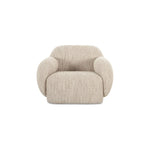The Hazel lounge chair embraces minimalist, understated elegance with its low-profile, modernist silhouette. Wrapped in exaggerated boucle fabric, it offers a distinct tactility and comfort. The bold, curved arm design makes a stylish statement, harmonizing with the sleek form to create an inviting focal point in any setting Amethyst Home provides interior design, new home construction design consulting, vintage area rugs, and lighting in the Winter Garden metro area.
