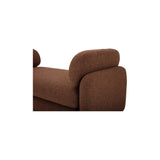 Inspired by the captivating styles of the 70s, the Scout daybed brings a piece of the past into the present. Clad in textured bouclé fabric, the chair merges visual allure and tactility. Its curved form, combined with a rounded and elongated cushion, introduces a touch of softness to any space, while the plump seat cushion promises modern comfort Amethyst Home provides interior design, new home construction design consulting, vintage area rugs, and lighting in the Portland metro area.