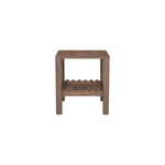 Modern aesthetics effortlessly blend with the refined simplicity of traditional Shaker design in the Wiley side table. Meticulously crafted, its elegant form is defined by sleek, geometric curves that add a captivating touch of modernity. The post legs stand as pillars of strength, grounding the side table with their understated presence. Amethyst Home provides interior design, new home construction design consulting, vintage area rugs, and lighting in the Calabasas metro area.