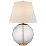 Featuring Morton Table Lamp by Visual Comfort at Amethyst Home. We love the oblong shape of this Morton Table Lamp. The dimmer feature makes it a perfect choice for your bedroom, living room, or other area.Overall Dimensions: 16.5" L x 16.5" W x 24.5" H.  Amethyst Home provides interior design, new home construction design consulting, vintage area rugs, and lighting in the Seattle metro area.