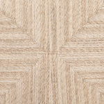 Modern curves redefine the classic wishbone-style counter stool. Vintage white all-weather wicker is woven for a dose of fresh texture within weathered grey teak framing. Cover or store indoors during inclement weather and when not in use. Amethyst Home provides interior design, new home construction design consulting, vintage area rugs, and lighting in the Laguna Beach metro area.