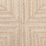 Modern curves redefine the classic wishbone-style counter stool. Vintage white all-weather wicker is woven for a dose of fresh texture within weathered grey teak framing. Cover or store indoors during inclement weather and when not in use. Amethyst Home provides interior design, new home construction design consulting, vintage area rugs, and lighting in the Laguna Beach metro area.