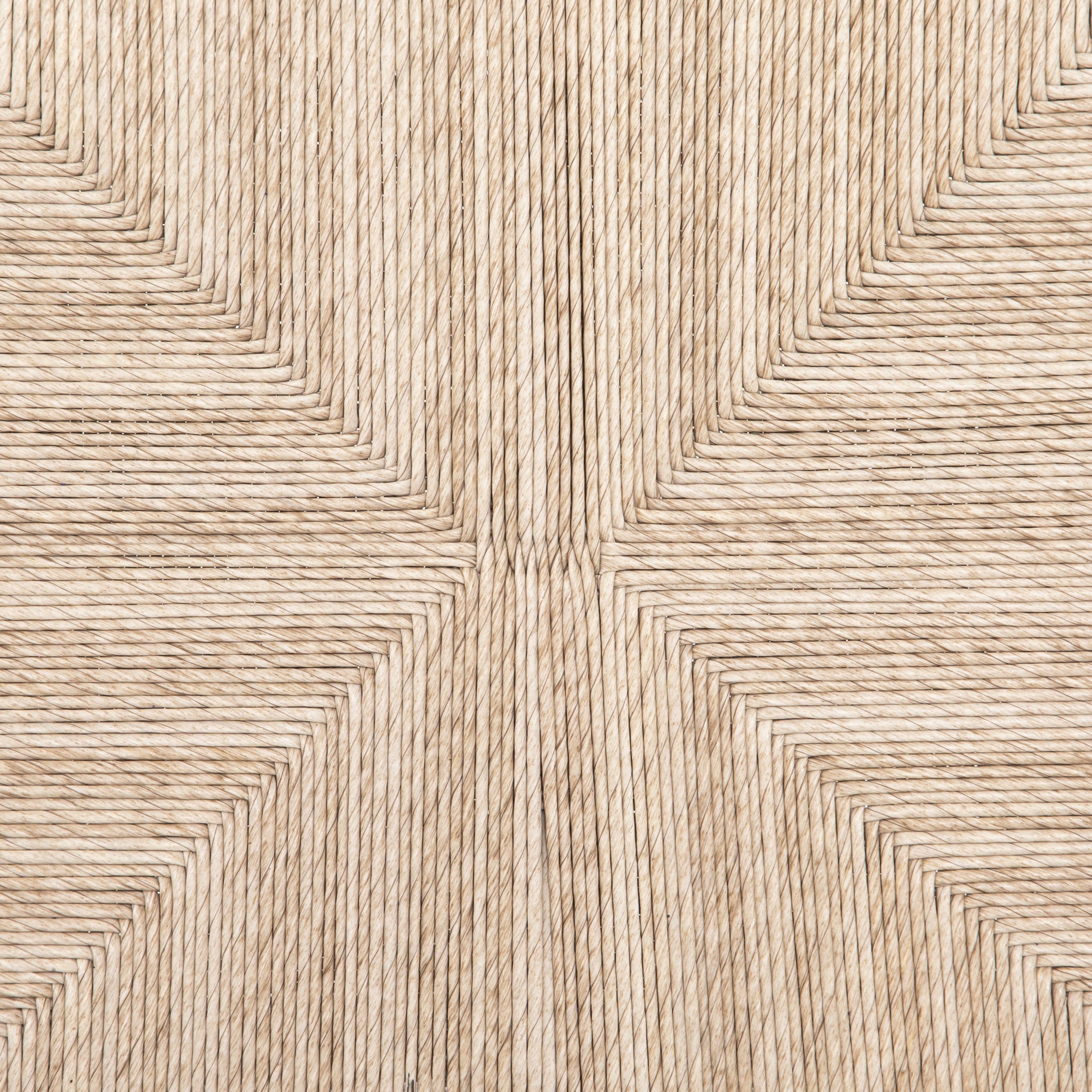 Modern curves redefine the classic wishbone-style counter stool. Vintage white all-weather wicker is woven for a dose of fresh texture within weathered grey teak framing. Cover or store indoors during inclement weather and when not in use. Amethyst Home provides interior design, new home construction design consulting, vintage area rugs, and lighting in the Laguna Beach metro area.