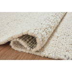 Taking note of Amber Lewis' signature laid-back California aesthetic, the Mulholland Amber Lewis x Loloi MUL-02 AL Silver / Natural Rug is expertly hand-knotted of wool and cotton by skilled artisans in India. The collection offers a soft yet textured pile with a slight variation of tones that make each piece uniques and GoodWeave-Certified. Amethyst Home provides interior design, new construction, custom furniture, and rugs for the Winter Park and Orlando metro area.