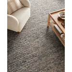 Featuring Mulholland Amber Lewis x Loloi Charcoal / Denim Hand-Knotted Rug by Loloi at Amethyst Home. Taking note of Amber Lewis' signature laid-back California aesthetic, the Mulholland Charcoal / Denim rug is expertly hand-knotted of wool and cotton by skilled artisans in India. The collection offers a soft yet textured pile with a slight variation of tones that m. Amethyst Home provides interior design, new construction, custom furniture, and rugs for the Des Moines and Cedar Rapids metro area.