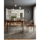 Featuring Mulholland Amber Lewis x Loloi Charcoal / Denim Hand-Knotted Rug by Loloi at Amethyst Home. Taking note of Amber Lewis' signature laid-back California aesthetic, the Mulholland Charcoal / Denim rug is expertly hand-knotted of wool and cotton by skilled artisans in India. The collection offers a soft yet textured pile with a slight variation of tones that make each piece uniqu. Amethyst Home provides interior design, new construction, custom furniture, and rugs for the Seattle metro area.