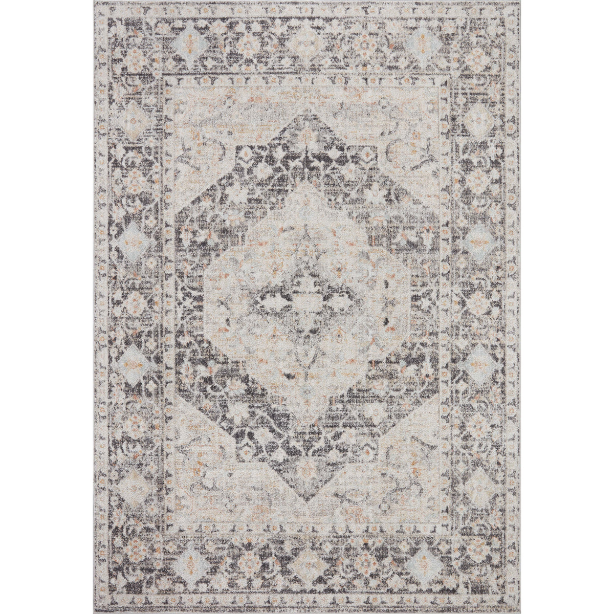 Monroe Charcoal / Multi Rug