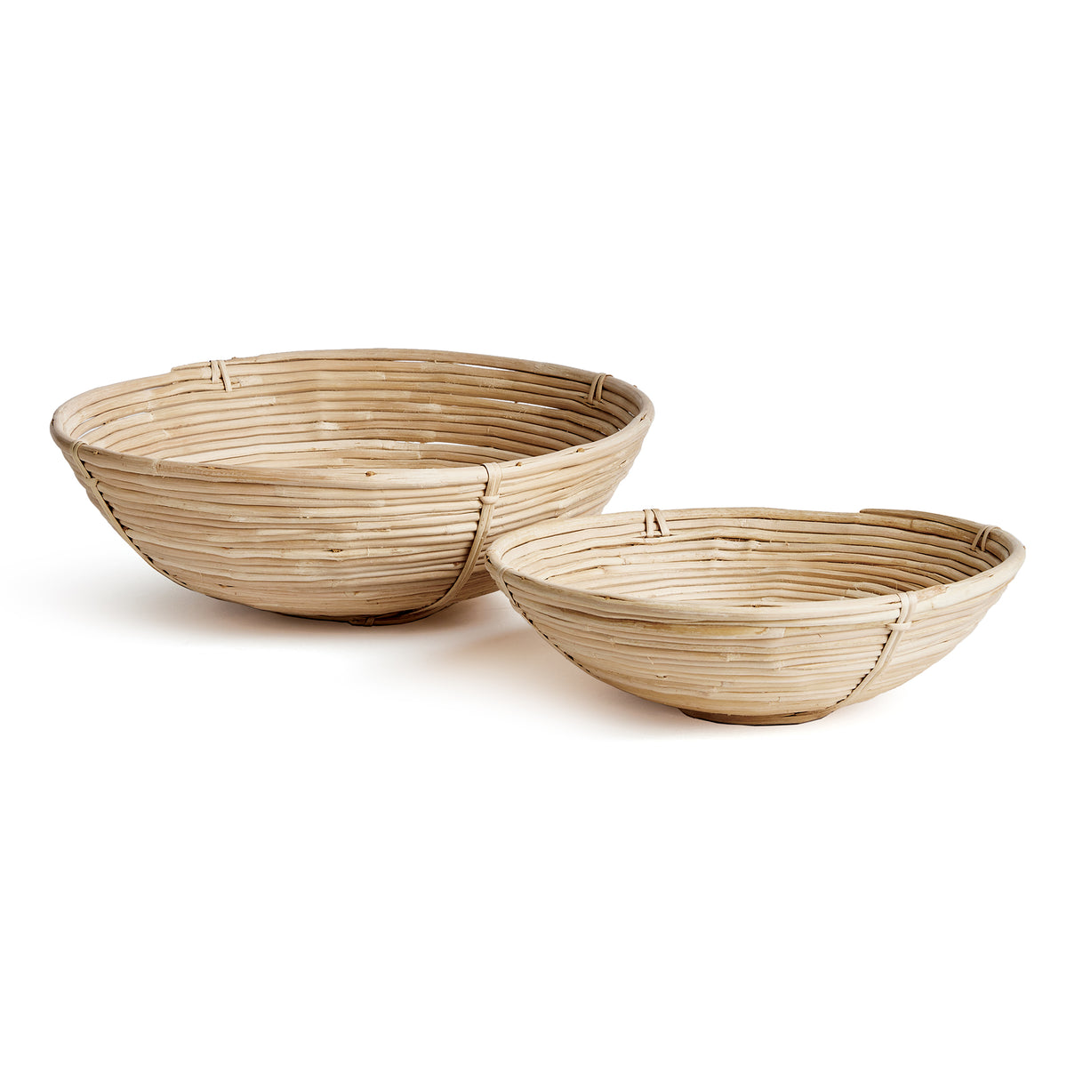 Cane Rattan Low Bowl St/2 | ready to ship!