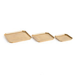 A geometric shape and sleek look make these cast aluminum trays unique. Line with a collection of candles for a golden, contemporary touch. They are dry food safe, so serve your favorite muffins or rolls in style at your next gathering. Amethyst Home provides interior design, new construction, custom furniture, and area rugs in the Tampa metro area.