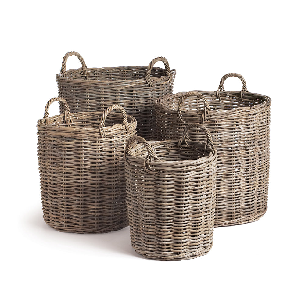Normandy Round Baskets, Set Of 4 | please contact us for ETA!