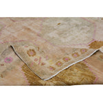 The Vintage Luc Rug features beautiful shades of yellow, and brown in blocked shapes in a runner shape. This rug is easy to maintain and clean because of it’s very little shedding. A perfect rug for your entryway, living and other space. Amethyst Home provides interior design services, furniture, rugs, and lighting in the Dallas metro area.