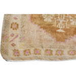 The Vintage Luc Rug features beautiful shades of yellow, and brown in blocked shapes in a runner shape. This rug is easy to maintain and clean because of it’s very little shedding. A perfect rug for your entryway, living and other space. Amethyst Home provides interior design services, furniture, rugs, and lighting in the Miami metro area.