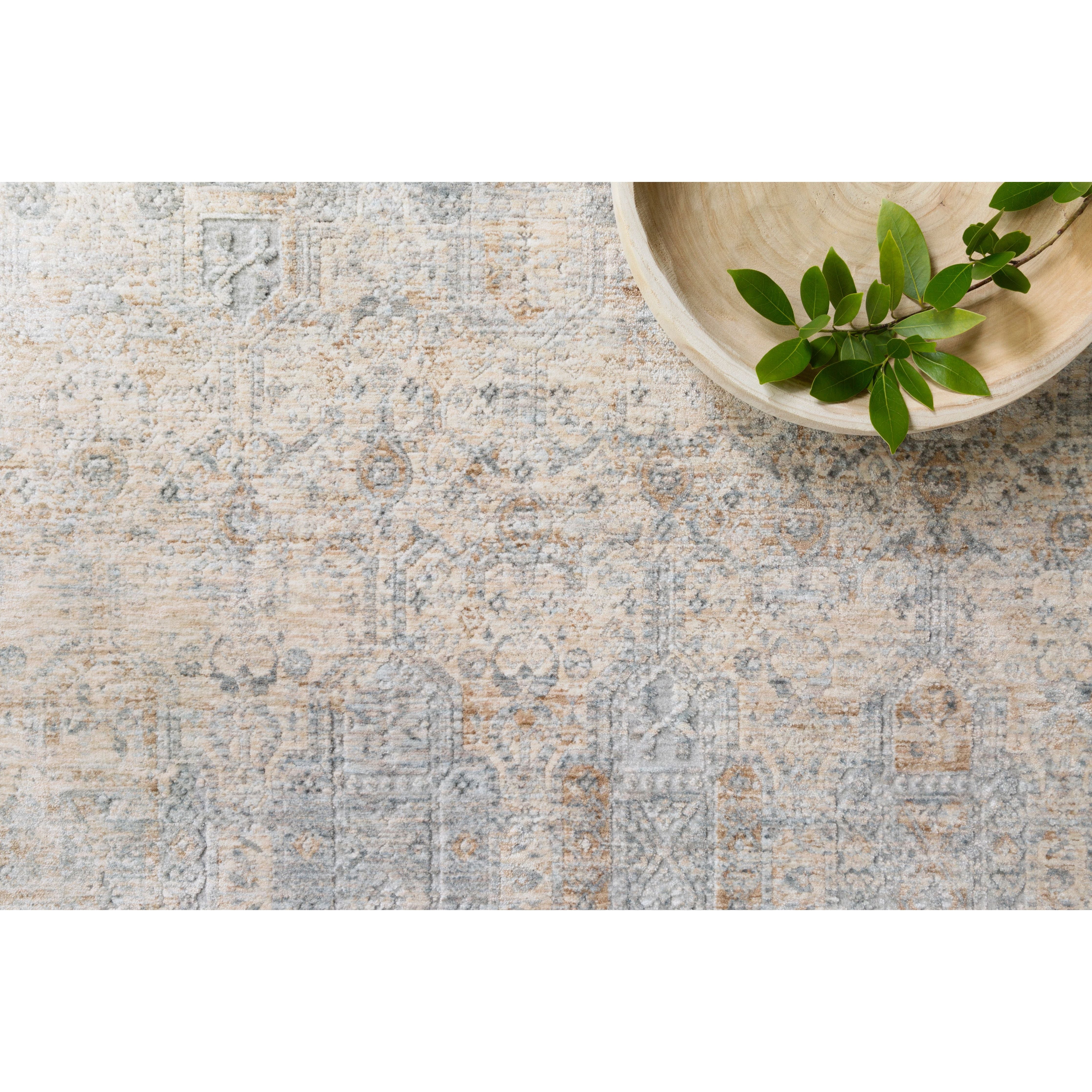 Featuring Pandora Ivory/Mist Rug by Loloi at Amethyst Home. Our updated take on a classic. The Pandora Ivory/Mist Rug is power-loomed of 100% polyester, ensuring long-lasting durability, no shedding, and a soft feel underfoot.
The pile features a high to low texture, accentuating these timeless yet current designs. This rug is great for living rooms, bedroo.  Amethyst Home provides interior design, new home construction design consulting, vintage area rugs, and lighting in the Monterey metro area.